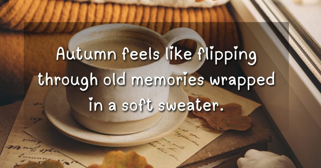Cozy Autumn quotes