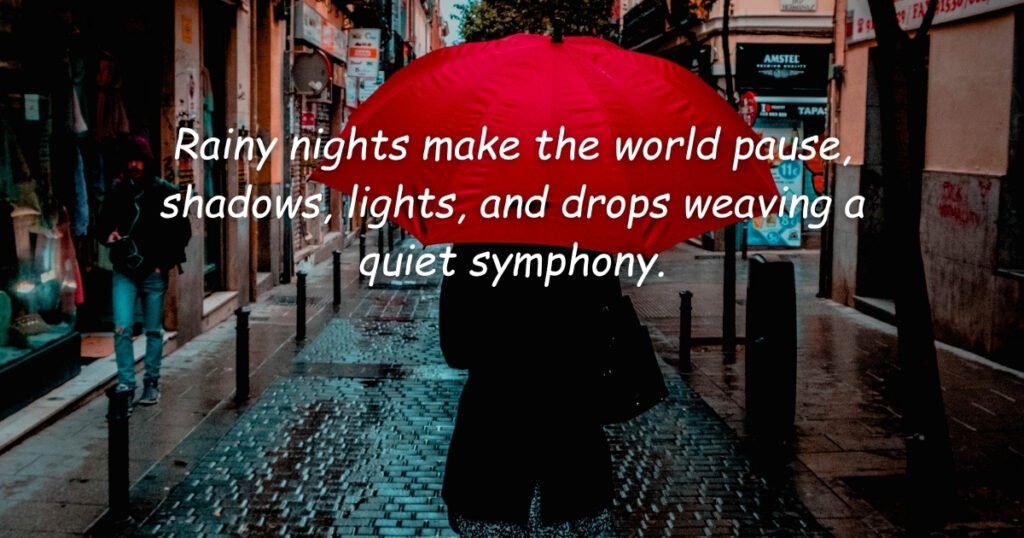 Cozy Rainy Night Quotes