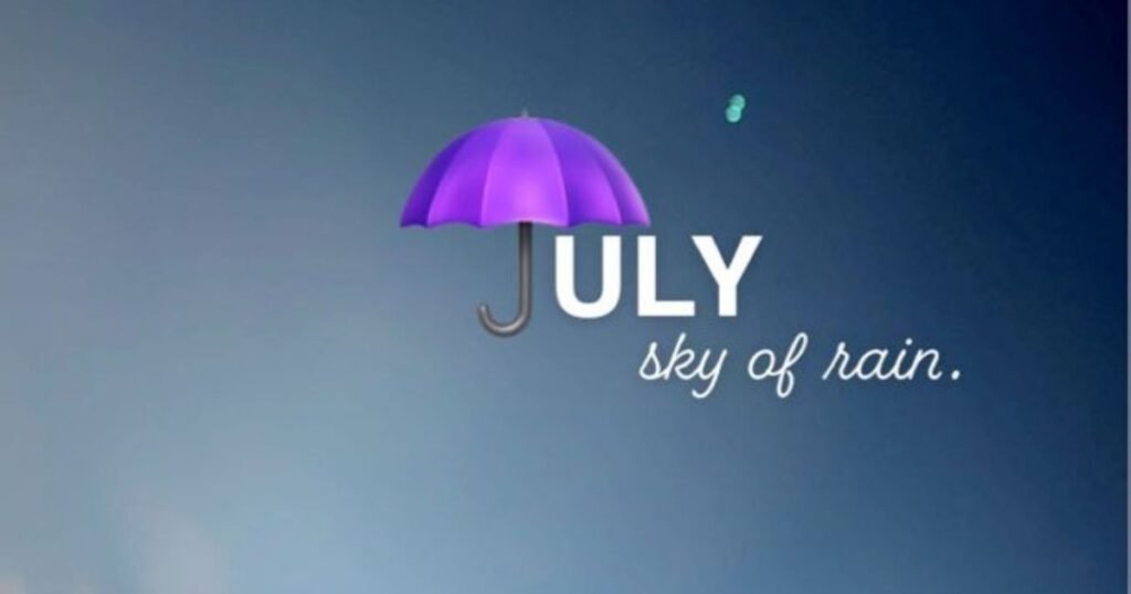 July Monsoon Lovers’ Captions 