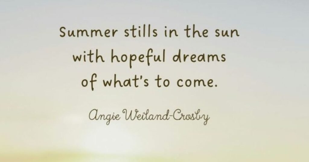 Poetic Summer Quotes
