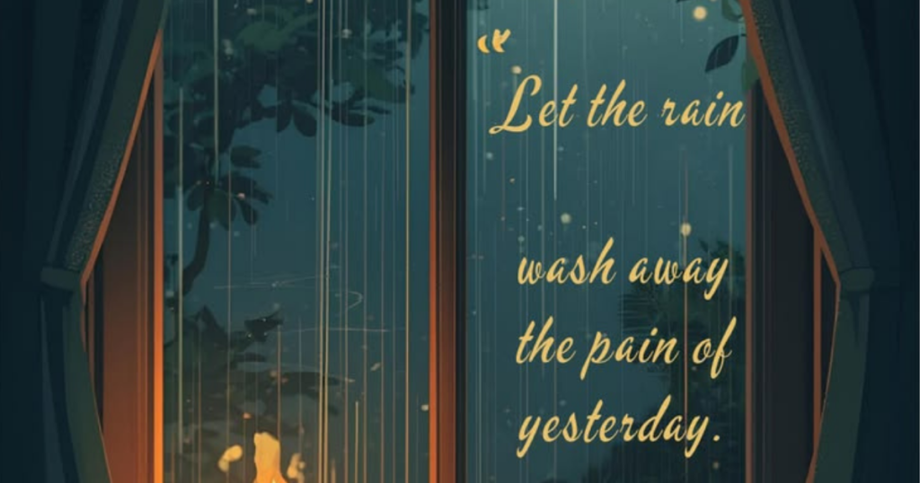 rainy sad quotes