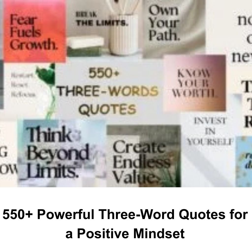 Three Word Quotes