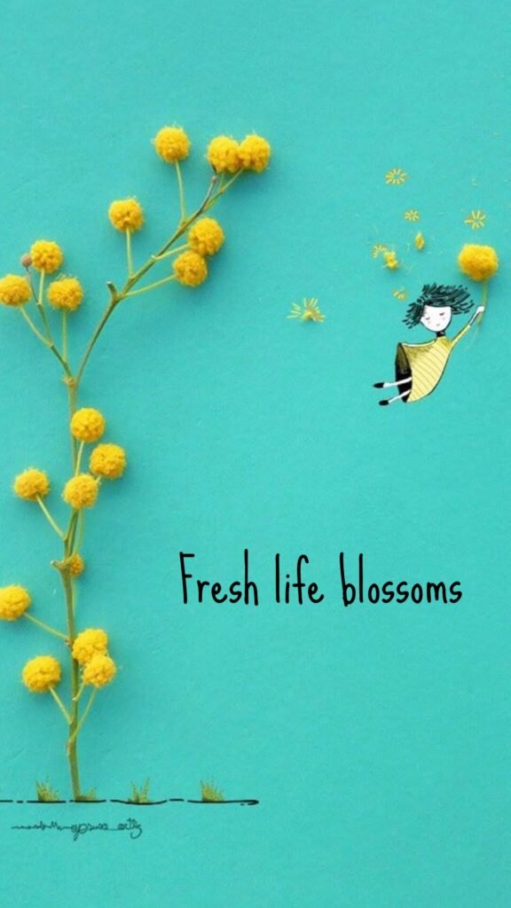 Fresh life blossom: Aesthetic Spring Wallpapers with Quotes for iPhone