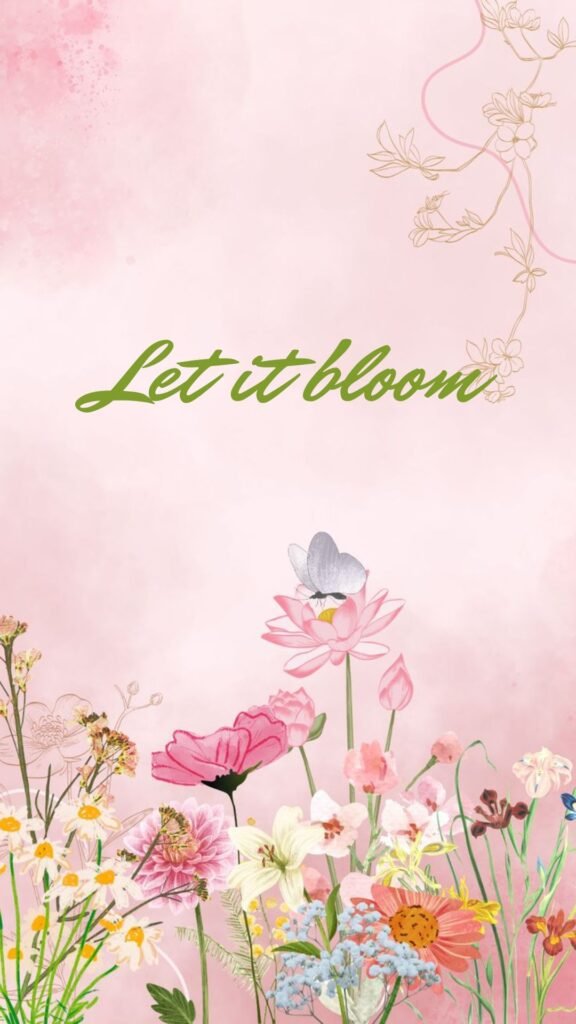Let it bloom: spring wallpaper iphone aesthetic cute