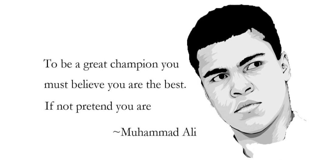 The heart of a champion beats strongest after defeat ~ Muhammad Ali: resilience quotes