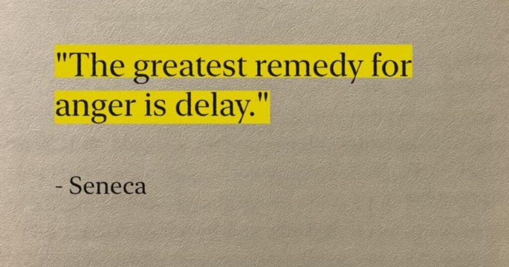 Seneca's Quotes on Anger