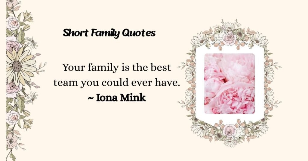 Short Family Quotes