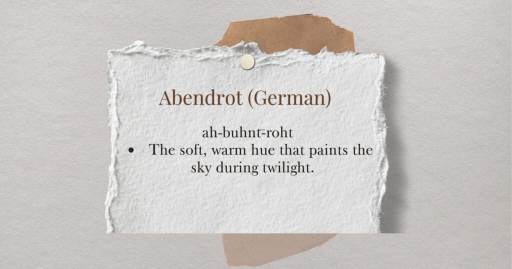 Abendrot 