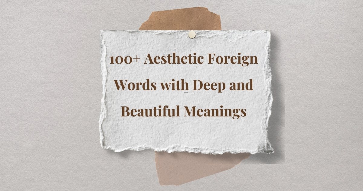 Foreign Words