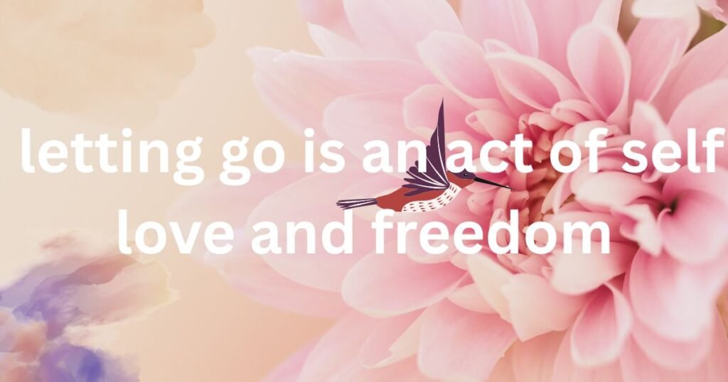 Letting go & moving forward captions