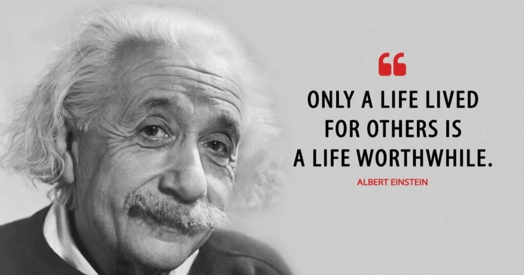 Compassion Quotes: Only a life lived for others is a life worthwhile ~ Albert Einstein