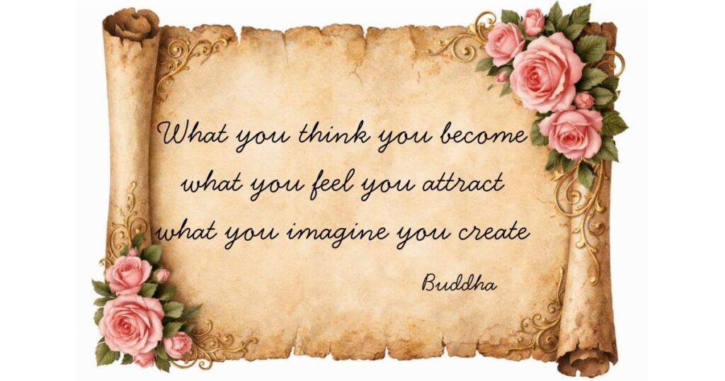 Positive Simple Life Quoetes: What you think you become what you feel you attract what you imagine you create ~ Buddha