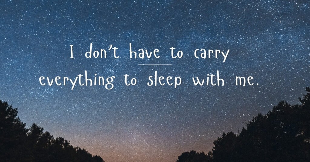 Bedtime Affirmations