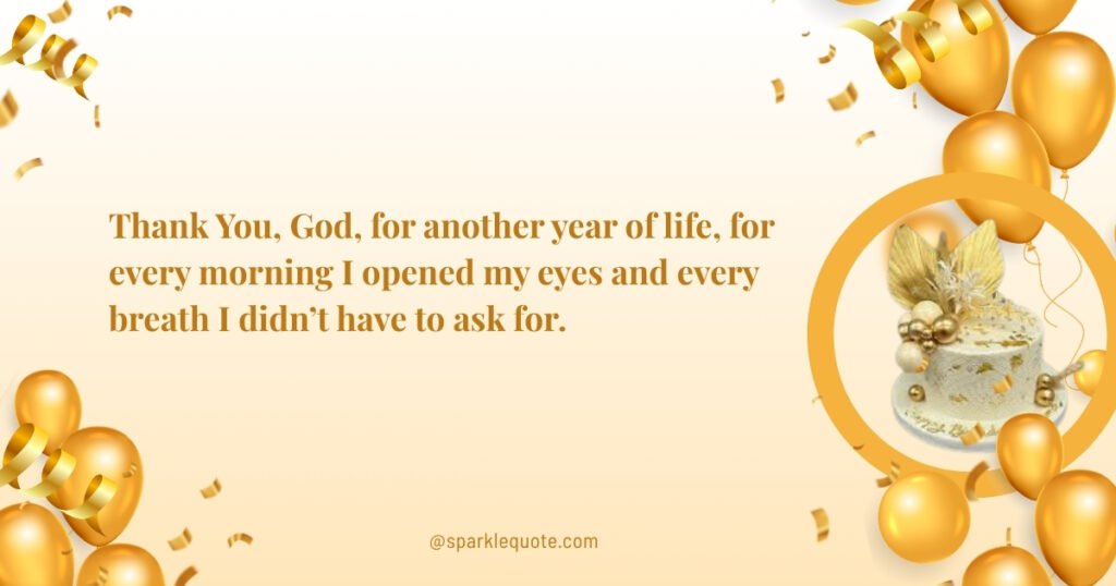 Birthday Wishes to Myself with Prayers and Gratitude