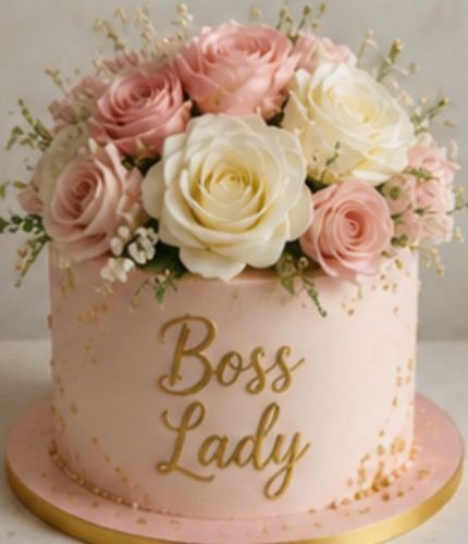 Floral Boss Cake