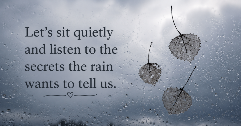 Short Rain Quotes for Instagram Bio