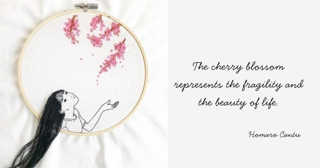 Cherry Blossom Quotes: The cherry blossom represents the fragility and the beauty of life. ~ Homaro Cantu