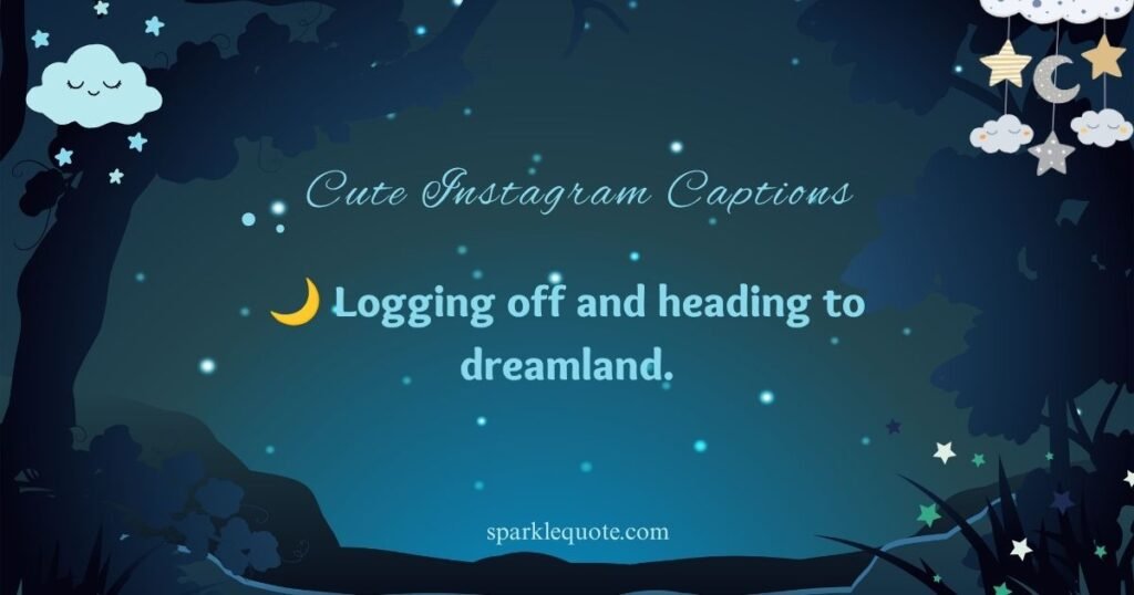 Cute Good Night Instagram Captions for Every Mood