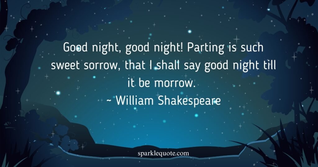 Famous Good Night Quotes from Authors and the Bible