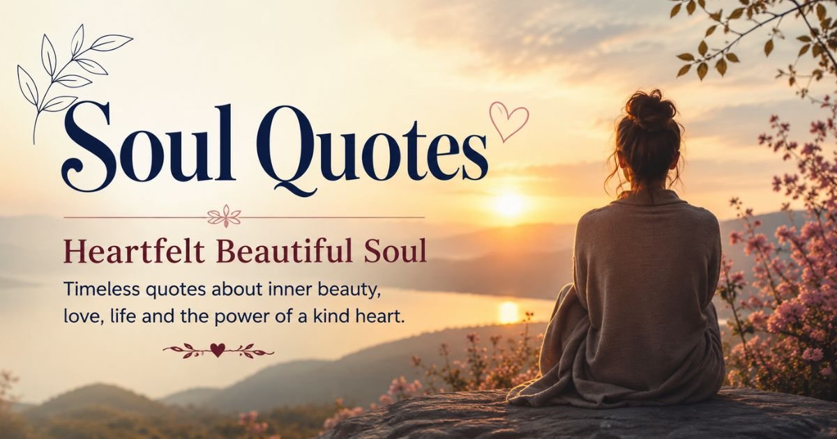 95 Heartfelt Beautiful Soul Quotes for Every Heart