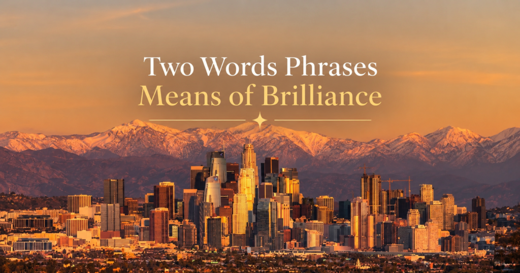 Two words Phrases