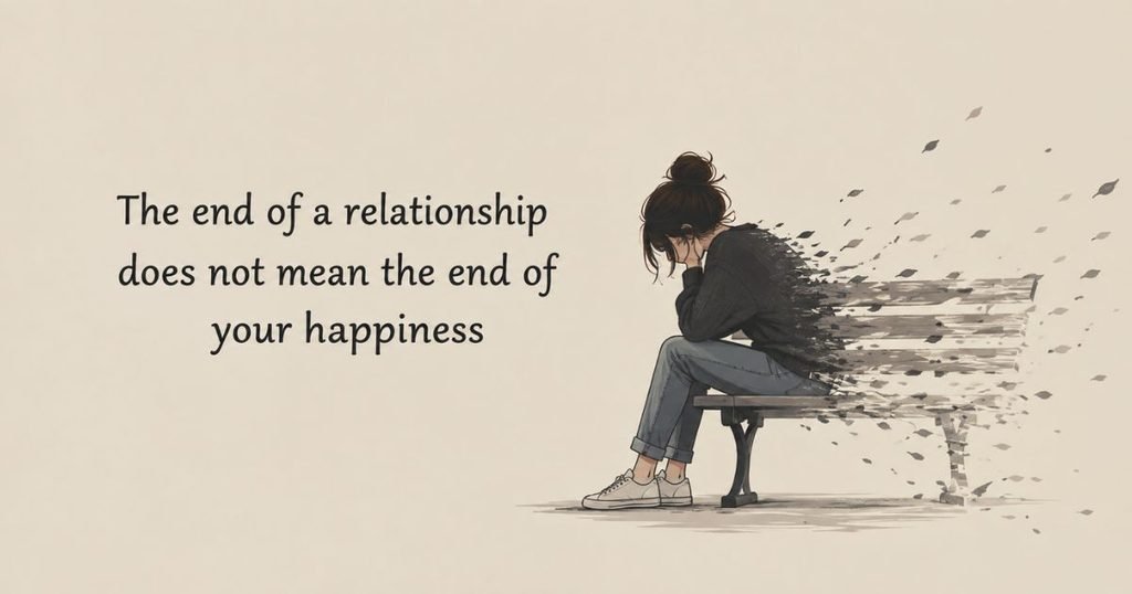The end of a relationship does not mean the end of your happiness